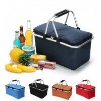 Collapsible Folding Picnic Cooler Basket